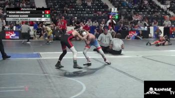 82 lbs Cons. Round 2 - Noah Brungardt, The Herd vs Bowden Kaiser, Hoxie Kids