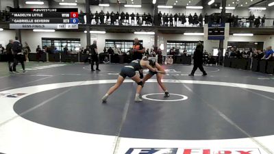 120 lbs Semifinal - Madelyn Little, Wyoming Sem vs Gabrielle Severin, Bethpage