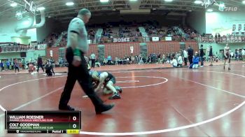 106 lbs Champ. Round 1 - Colt Goodman, Franklin Central Wrestling Club vs William Roesner, Maurer Coughlin Wrestling Club