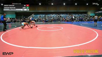 120 lbs 2nd Place - Diego Chacon, Juggernaut Wrestling Club vs Jaguar Madyun, Bay Area Dragons
