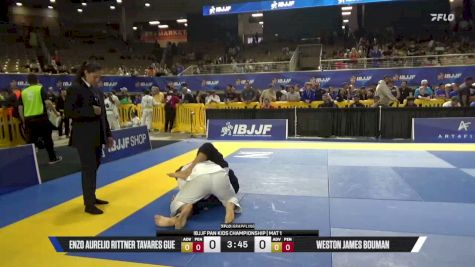 Enzo Aurelio Rittner Tavares Gue vs Weston James Bouman 2026 Pan Kids Jiu-Jitsu IBJJF Championship