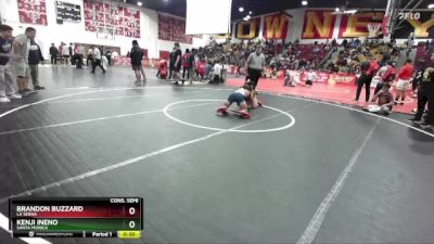 132 lbs Cons. Semi - Brandon Buzzard, La Serna vs Kenji Ineno, Santa Monica