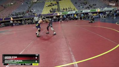 125 lbs Round 1 (16 Team) - Zachary Ourada, Nebraska-Kearney vs Jadon Gyan, Indianapolis