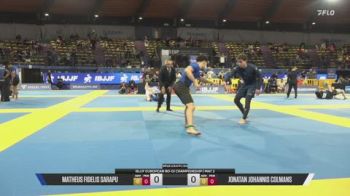 MATHEUS FIDELIS SARAPU vs JONATAN JOHANNIS COLMANS 2026 IBJJF European NoGi