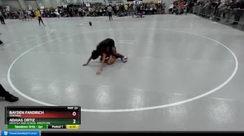 113 lbs Cons. Round 2 - Bayden Fandrich, Montana vs Adaias Ortiz, Osceola High School Wrestling