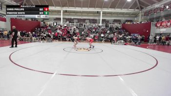 132 lbs Final - Chris Phillips, Baylor School vs Preston White, Ben Lippen
