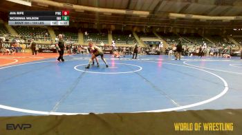 120 lbs Final - Ava Rife, Palmyra Youth Wrestling Club vs McKenna Wilson, HURRICANE WRESTLING ACADEMY