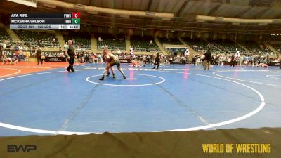 120 lbs Final - Ava Rife, Palmyra Youth Wrestling Club vs McKenna Wilson, HURRICANE WRESTLING ACADEMY