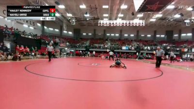 120 lbs 1st Place Match - Nayeli Ortiz, Eastwood vs Hailey Kennedy, Coppell