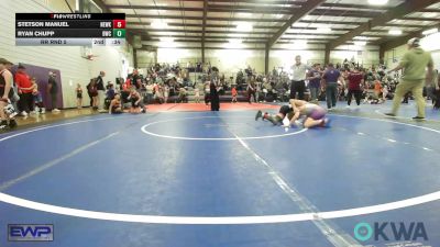 80 lbs Semifinal - Connor Freeman, Tonkawa Takedown Club vs Reid Claggett, Bristow Wrestling