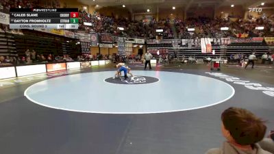 150 lbs Cons. Round 2 - Dayton Fromholtz, St. Francis Hs vs Caleb Slane, Cherryvale Hs