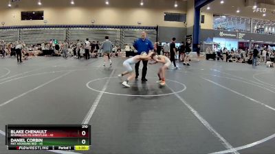 210 lbs Round 5 (8 Team) - Blake Chenault, Riverheads MS Wrestling vs Daniel Corbin, Mat Assassins Red