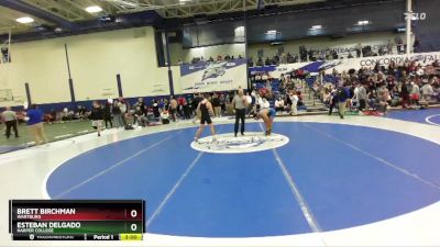 125 lbs Cons. Round 2 - Brett Birchman, Wartburg vs Esteban Delgado, Harper College