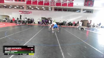 197 lbs Semifinal - Ryland Whitworth, Army Prep vs Grant Mathias, Merchant Marine