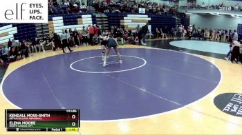 115 lbs. Champ. Round 2 - Kendall Moss-smith, Bethalto (Civic Memorial) vs Elena Moore, North Kansas City