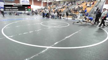 106 lbs Cons. Semi - Rikki Villasenor, Newport Harbor vs Ezekiel Corona, Alta Loma