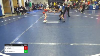 74 lbs Round Of 32 - Lennon Lokuta, Pittston Area vs Marco Franco, Berks Catholic