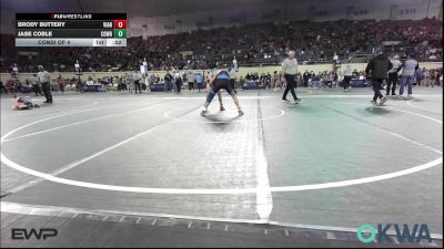 110 lbs Consi Of 4 - Brody Buttery, Vian Wrestling Club vs Jase Coble, Cowboy Wrestling Club