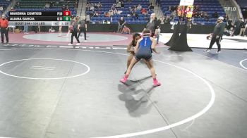 100 lbs 3rd Place - Makenna Comtois, Pelham vs Aliana Garcia, Greater Lawrence