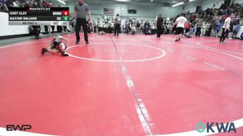 35 lbs Rr Rnd 3 - Chet Clay, Skiatook Youth Wrestling vs Baxter Sellers, Salina Wrestling Club