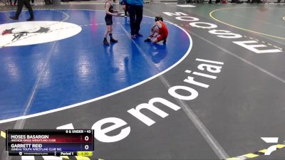 43 lbs X Bracket - Garrett Reid, Juneau Youth Wrestling Club Inc. vs Moses Basargin, Anchor Kings Wrestling Club