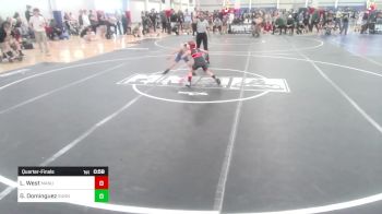 52 lbs Quarterfinal - Luke West, Manu WC vs Giovanni Dominguez, Sunnyside WC