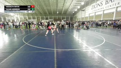 145 lbs Semifinal - Sloan Andrews, Sanderson Wrestling Academy vs Madalyn Hatch, Wyoming