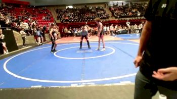 112 lbs Quarterfinal - Caleb Thompson, Sperry Wrestling Club vs Diesel Pedersen, Team Tulsa Wrestling Club