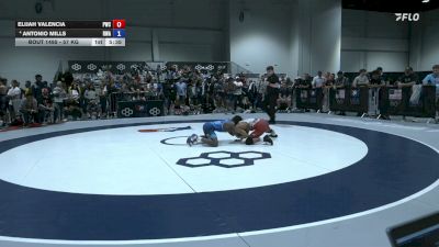 57 kg Champ. Rd Of 64 - Elijah Valencia, Patriot Wrestling Club vs Antonio Mills, Roundtree Wrestling Academy