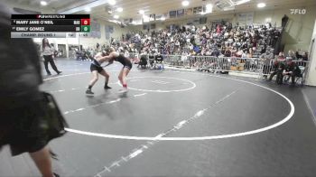 125 lbs Champ. Round 1 - Emily Gomez, Diamond Ranch vs Mary Jane O`neil, Marina