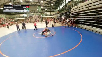 111-121 lbs Round 1 - Trinity Beasley, Blackman Wrestling Club vs Emilee Meier, Belleville Little Devils WC