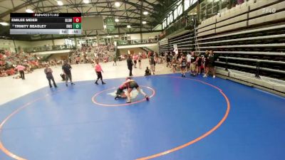 111-121 lbs Round 1 - Trinity Beasley, Blackman Wrestling Club vs Emilee Meier, Belleville Little Devils WC
