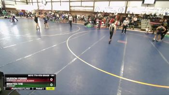 90 lbs Champ. Round 2 - Brixten Ivie, Altamont vs Hudson Ferris, Sanderson Wrestling Academy