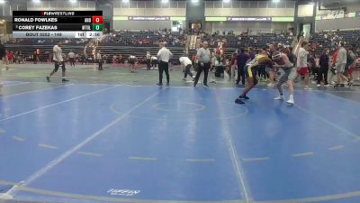 149 lbs Cons. Round 2 - Corey Fazekas, Mt. Olive vs Ronald Fowlkes, Andrew College