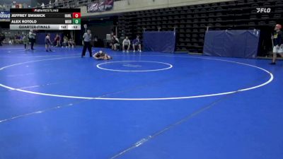 62 lbs Quarterfinal - Jeffrey Swanick, Hawley vs Alex Rotolo, Middletown