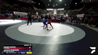120 lbs Semifinal - William Gilmore, Community Youth Center - Concord Campus Wrestling vs Eli Almarinez, Vacaville High School Wrestling