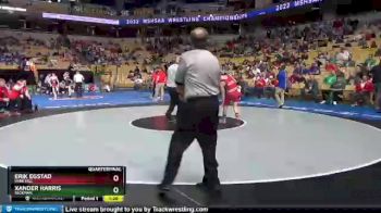 106 lbs Quarterfinal - Xander Harris, Seckman vs Erik Egstad, Park Hill