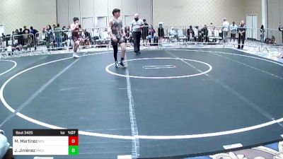 144 lbs Final - Madden Martinez, Red Wave WC vs James Jimenez, Predators WC