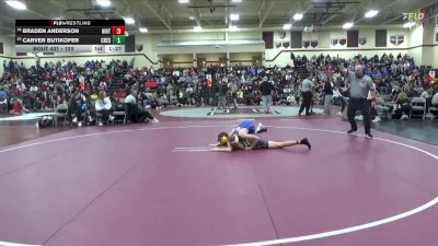 120 lbs Round 3 - Carver Butikofer, Crestwood, Cresco vs Braden Anderson, Hinton