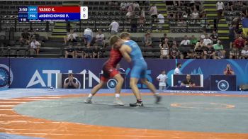 60 kg Qualif. - Kiryl Vasko, Uww vs Przemyslaw Andrychowski, Poland