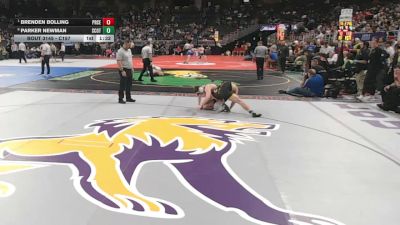 Quarterfinal - Brenden Bolling, Pierce vs Parker Newman, Scotus Central Catholic