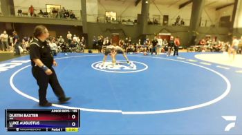 165 lbs Champ. Round 3 - Dustin Baxter, WA vs Luke Augustus, OR