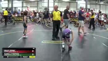 49 lbs Round 2 (6 Team) - Wiley Derby, Untouchables White vs Isabella Mafnas, American Gladiators-Blue