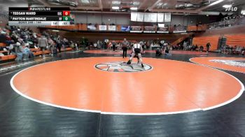 144 lbs 3rd Place Match - Payton Martindale, North Fremont vs Teegan Ward, Declo