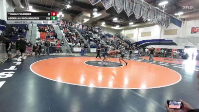 144 lbs Cons. Round 6 - Elijah Vazquez, Eleanor Roosevelt vs Abdullah Mohammadi, Poway