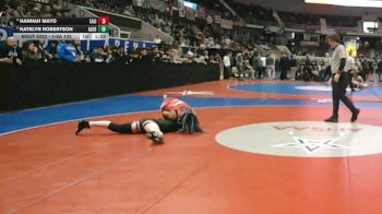 1-5A 132 Quarterfinal - Hannah Mayo, East Limestone vs Katelyn Robertson, Alexandria HS