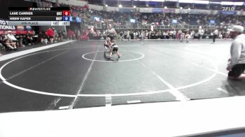 40 lbs 5th Place - Lane Carrier, Quezada Wrestling Academy vs Krew Kafer, Matpac Wrestling- ND