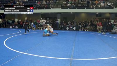 110 lbs Cons. Sub-semis - Lane Arnold, Grind Wrestling Academy vs Bridger Clemons, Richmond Wrestling Club