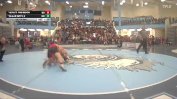 138 lbs Semifinal - Blake Nevils, Meridian vs Jeratt Robinson, Minico