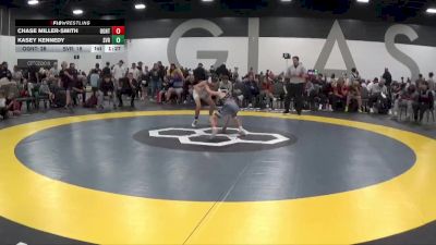 90 lbs Round 2 (6 Team) - Chase Miller-Smith, Ohio Gold vs Kasey Kennedy, Steel Valley Renegades Wrestling Club